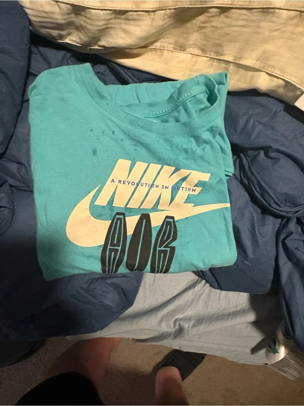 Nike Turquoise Graphic Logo Tee